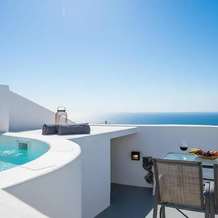 Artemis Sunset Santorini Rooftop Jacuzzi View *