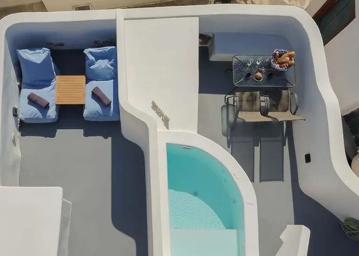 Artemis Sunset Santorini Rooftop Jacuzzi View Сasa de vacaciones