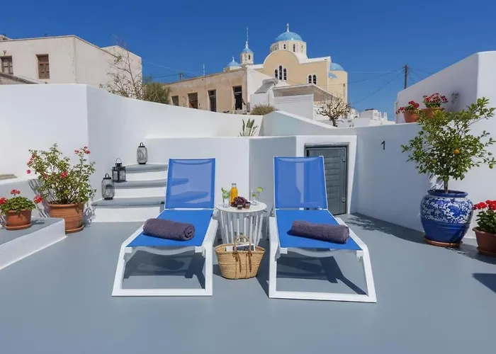 Artemis Sunset Santorini Rooftop Jacuzzi View Сasa de vacaciones