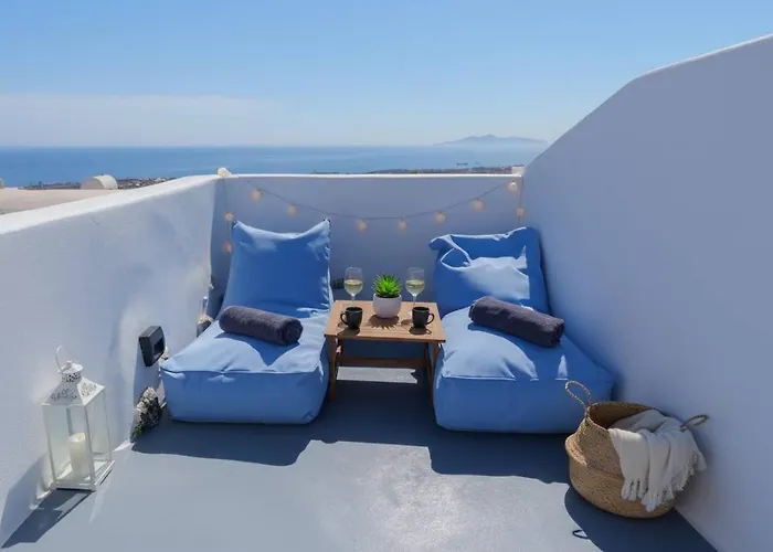 Artemis Sunset Santorini Rooftop Jacuzzi View Сasa de vacaciones