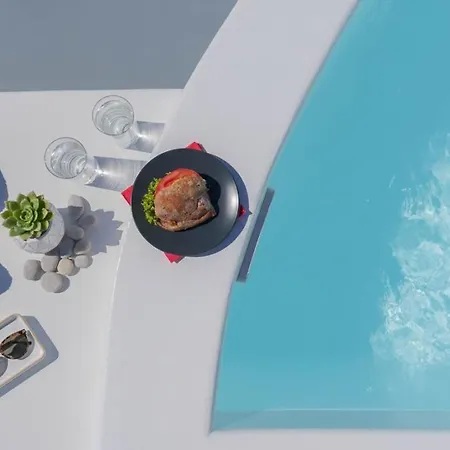 Artemis Sunset Santorini Rooftop Jacuzzi View *